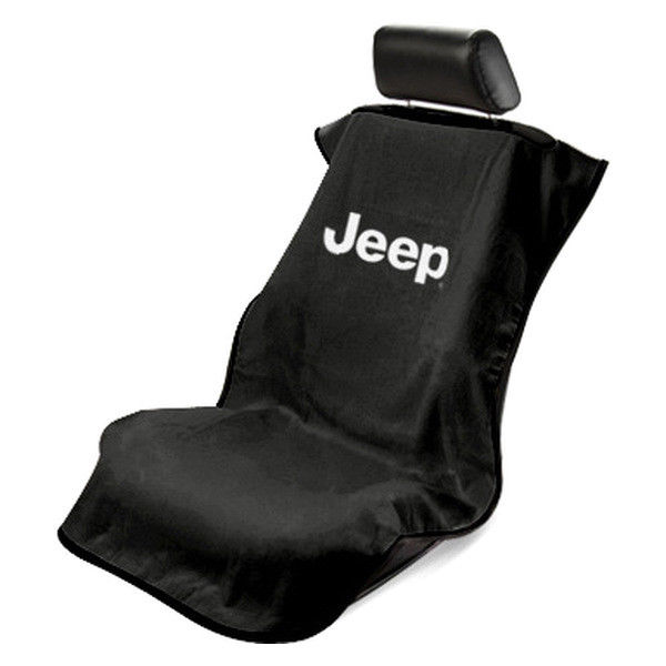 Seat Armour Slip On Seat Cover with Jeep Logo - Click Image to Close
